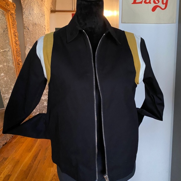 Very Rare brand NEW without tags Valfré Anxiety Levels black Bowler Jacket Sz S - Picture 9 of 16